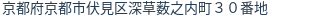 住所（登記所在地）