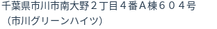 住所(登記所在地)