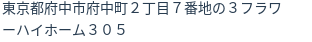 住所(登記所在地)