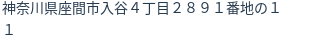 住所(登記所在地)