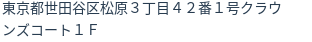 住所(登記所在地)