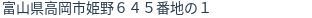 住所（登記所在地）