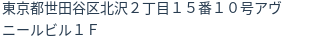 住所(登記所在地)
