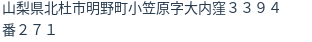 住所(登記所在地)