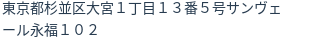 住所(登記所在地)