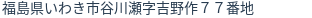 住所(登記所在地)