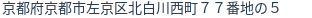 住所(登記所在地)