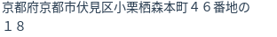 住所(登記所在地)
