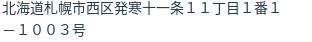 住所(登記所在地)