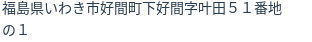 住所（登記所在地）