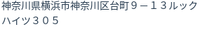 住所(登記所在地)