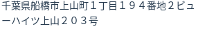 住所(登記所在地)