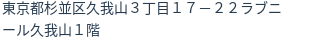 住所(登記所在地)