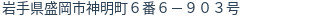 住所(登記所在地)