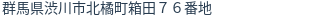 住所(登記所在地)