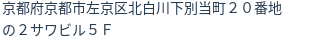 住所(登記所在地)