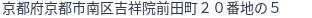 住所(登記所在地)