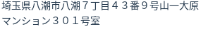 住所(登記所在地)