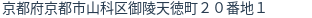 住所(登記所在地)