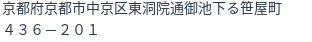 住所(登記所在地)