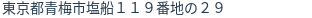 住所(登記所在地)