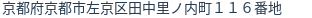 住所（登記所在地）