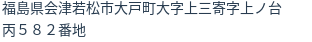 住所(登記所在地)