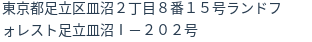 住所(登記所在地)