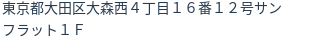 住所(登記所在地)