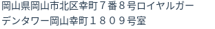 住所(登記所在地)