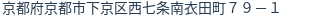 住所（登記所在地）