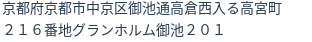 住所(登記所在地)