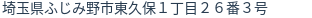 住所(登記所在地)