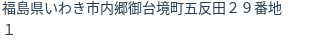 住所(登記所在地)