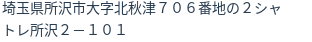 住所（登記所在地）