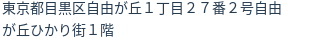 住所(登記所在地)
