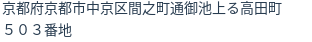住所（登記所在地）