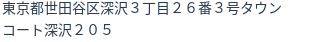 住所(登記所在地)