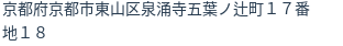 住所（登記所在地）