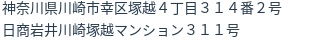 住所(登記所在地)