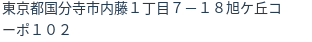 住所(登記所在地)