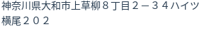 住所（登記所在地）
