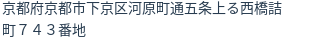 住所(登記所在地)