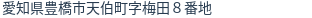 住所(登記所在地)