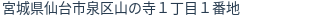 住所(登記所在地)