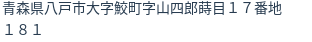 住所（登記所在地）