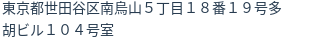 住所(登記所在地)