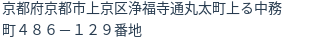 住所（登記所在地）