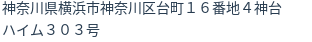 住所(登記所在地)