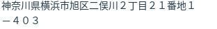 住所(登記所在地)